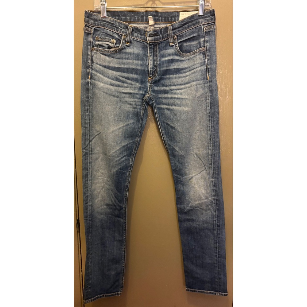 rag and bone The Dre Slim Boyfriend Jeans Pike Wash 27